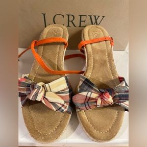 J.Crew Tropaz Espadrilles Brand New Size 7